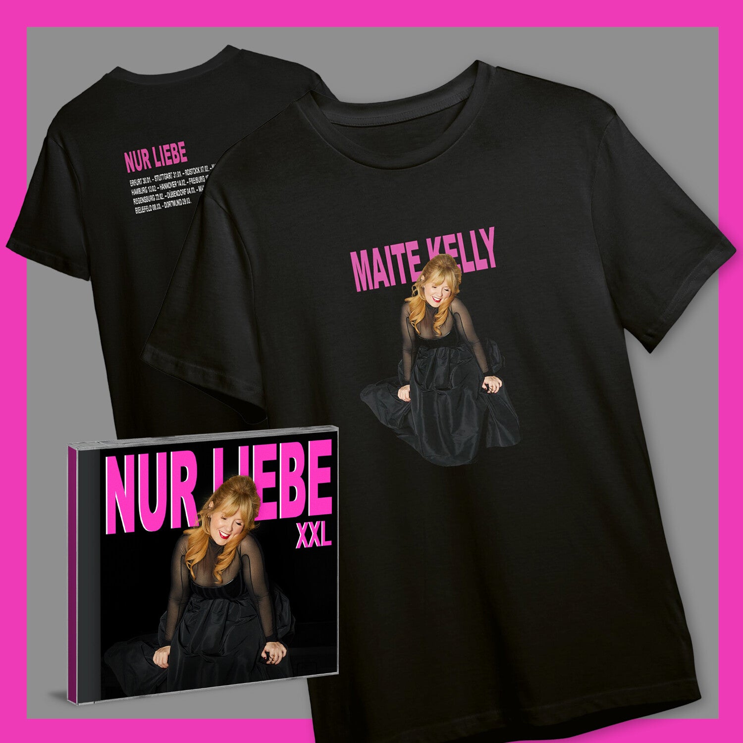 Maite Kelly Nur Liebe XXL (Touredition) CD + Exklusives T-Shirt 392694
